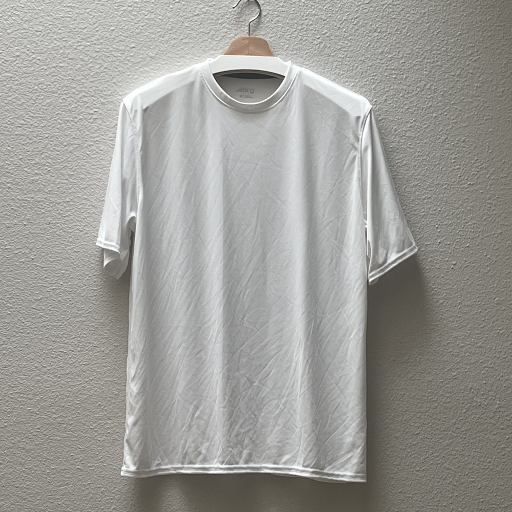 ⛱️BCG - White Short Sleeve Performance T-Shirts (x3) - S